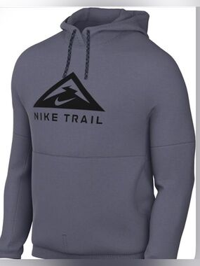 Nike Men's Purple Trail Magic Hour Dri-FIT Running Hoodie, Size XL